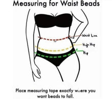 Load image into Gallery viewer, Matt Gold/White Waistbeads