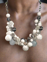Load image into Gallery viewer, White Chunky Chain Necklace
