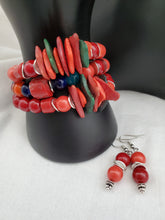 Load image into Gallery viewer, Bracelet & Earring Set Style#22