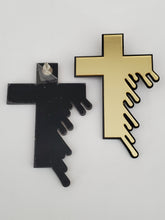 Load image into Gallery viewer, Bleeding Crosses Earrings