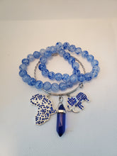 Load image into Gallery viewer, Blues Bangle & Bracelet Set