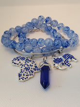 Load image into Gallery viewer, Blues Bangle & Bracelet Set
