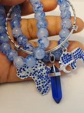 Load image into Gallery viewer, Blues Bangle & Bracelet Set