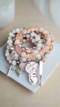 Load image into Gallery viewer, Peaches & Cream 7pc Bracelet Set