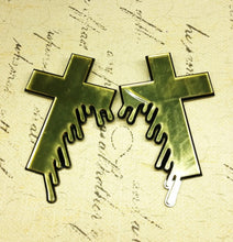 Load image into Gallery viewer, Bleeding Crosses Earrings