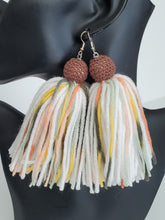 Load image into Gallery viewer, Confetti Snow Tassel ERrings
