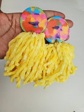 Load image into Gallery viewer, Chenille Tassel Earrings
