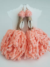 Load image into Gallery viewer, Cowrie Shell Tassel Earrings
