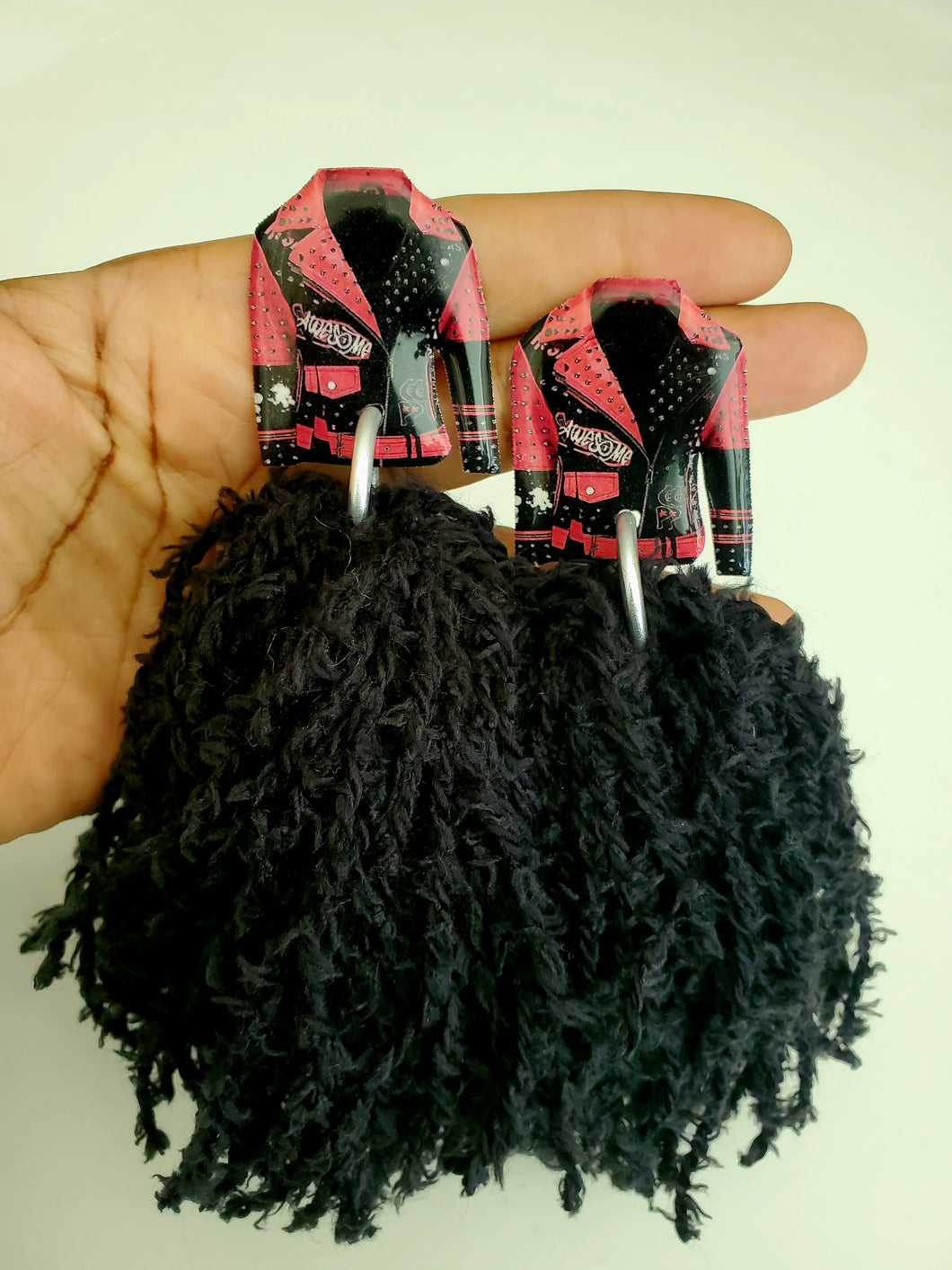 Black Tassel Earrings
