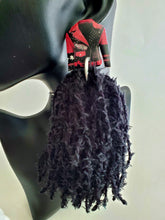 Load image into Gallery viewer, Black Tassel Earrings
