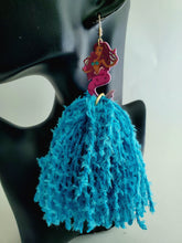 Load image into Gallery viewer, &quot;Cocoa Mermaid&quot; Tassel Earrings
