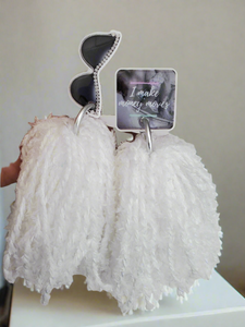 "I Make Money Moves" Tassel Earrings