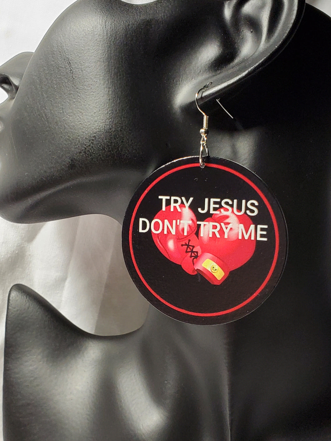 Try Jesus...Earrings - A BeaYOUtiful You