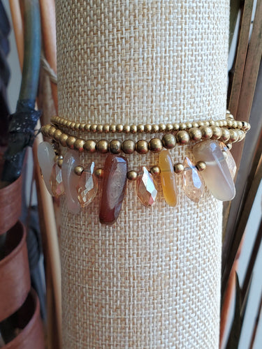 Young Girl's Amber Macrame Bracelet - A BeaYOUtiful You