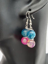 Load image into Gallery viewer, Agate Bracelet &amp; Earrings Set Style#14
