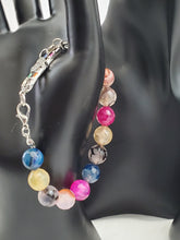 Load image into Gallery viewer, Agate Bracelet &amp; Earrings Set Style#14
