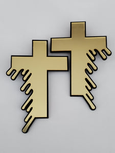 Bleeding Crosses Earrings