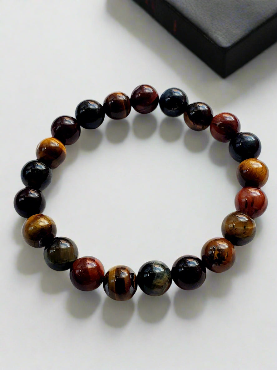 Men's Mixed Tiger Eye Bracelet