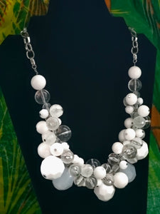 White Chunky Chain Necklace