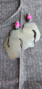 Gye Nyame Aluminum Earrings
