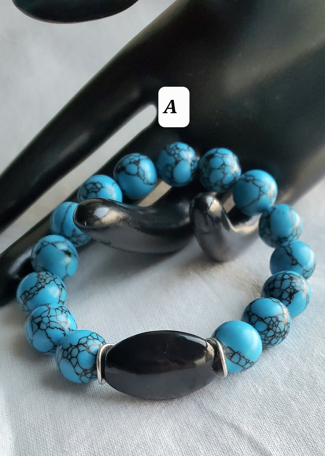 Turquoise Printed Bracelet