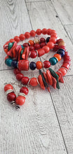Load image into Gallery viewer, Bracelet &amp; Earring Set Style#22
